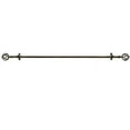 thumbnail image 1 of Metallo Decorative Rod & Finial Avalon Black/Gold 66-120, 1 of 2