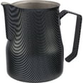 thumbnail image 1 of Metallurgica Motta Stainless Steel Carbon Look Frothing Pitcher, 17-Oz, 1 of 2
