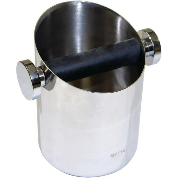 Metallurgica Motta Stainless Steel Knock Box, 4.1-Inches