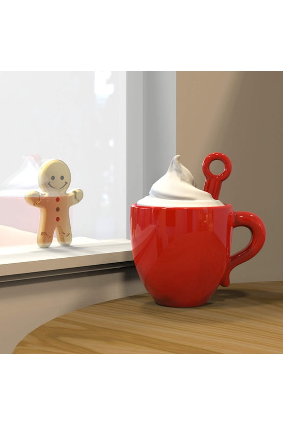 Metalmorphose 3D HOT CHOCOLATE GINGER BREAD KEYRING