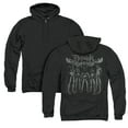 thumbnail image 1 of Metalocalypse Dethklok Band (Back Print) Adult Zipper Hoodie Sweatshirt Black, 1 of 3