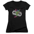 thumbnail image 1 of Metalocalypse Rockso Dance Junior Women's T-Shirt V-Neck Black, 1 of 1