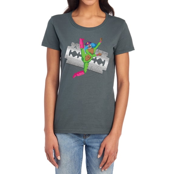 Metalocalypse Rockso Dance Women's T Shirt, Charcoal, 2X-Large