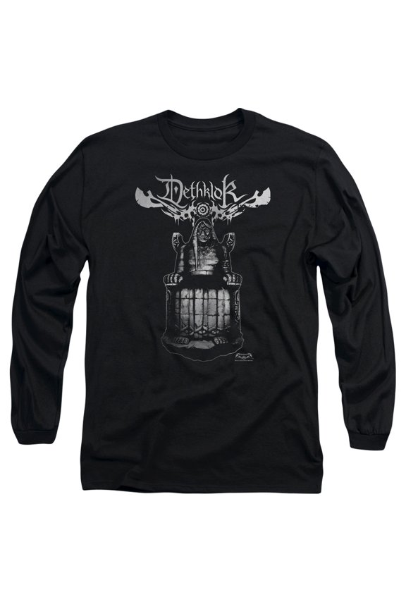 Metalocalypse Statue Long Sleeve Adult 18/1 T-Shirt Black