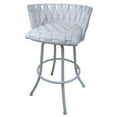 thumbnail image 1 of Metalona Counter 26" Metal Bar Stool - White - White, 1 of 2