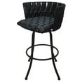 thumbnail image 1 of Metalona Extra Tall Bar Stool 34" Seat - Black Vinyl - Black Metal Base, 1 of 3