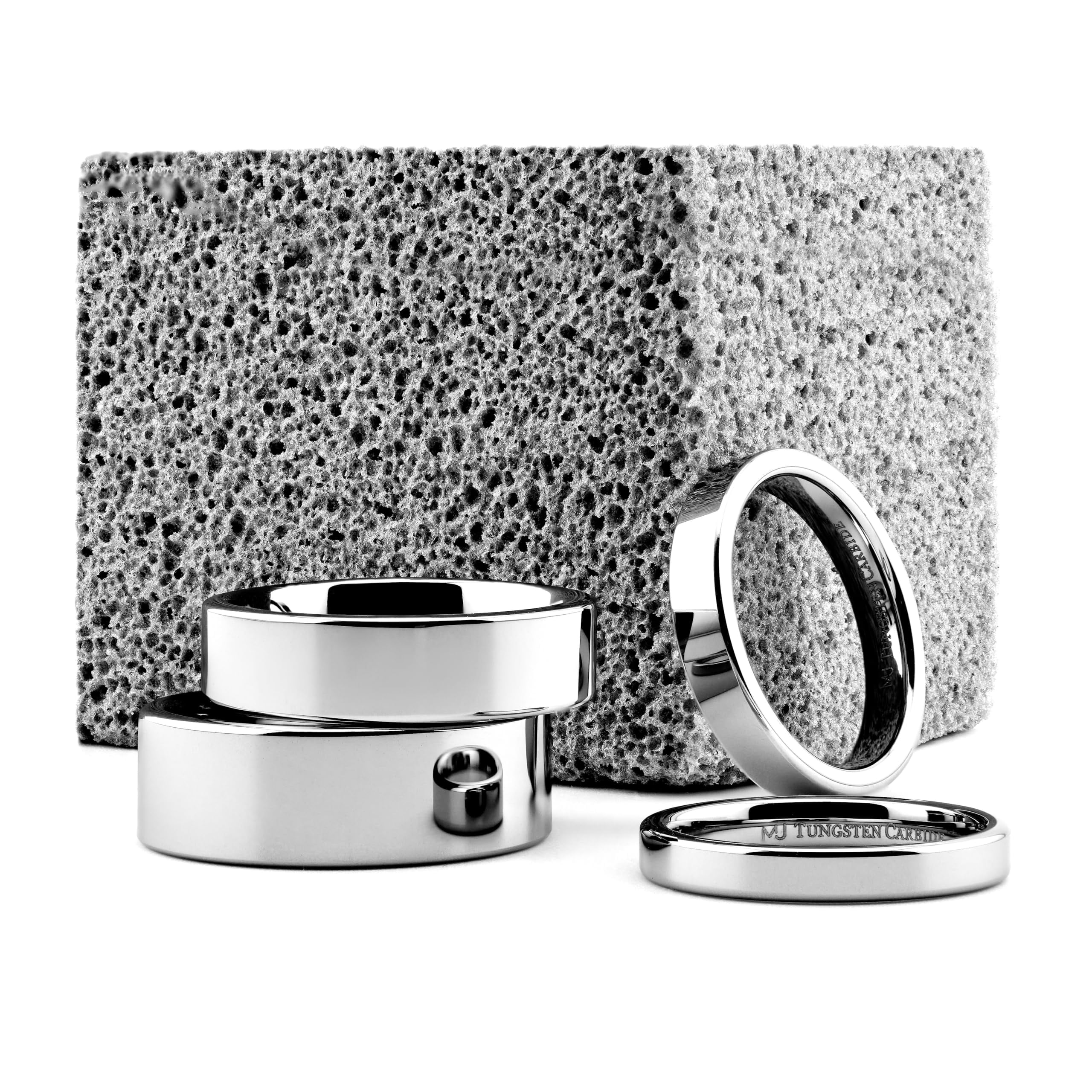 Pipe cut on sale wedding band