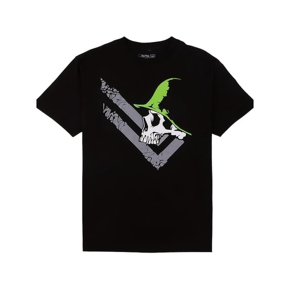 Metals Mulisha Men's Murk Short Sleeve T-Shirt 220G Pure Single-Sided Print Round Neck Short Sleeve T-Shirt