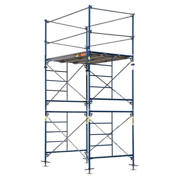 Metaltech 10 Ft X 5 Ft X 7 Ft Safer Stack, 2 Story Fixed Scaffold Tower