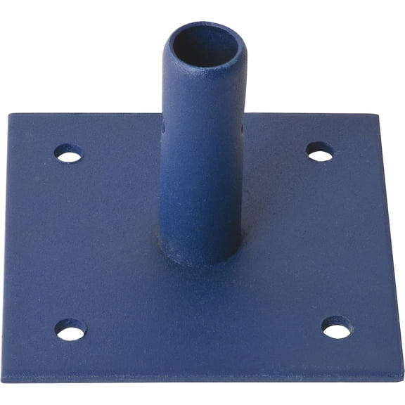 Base Plate, 6 in.L, Steel, 4-1/2 in.H M-MBBF