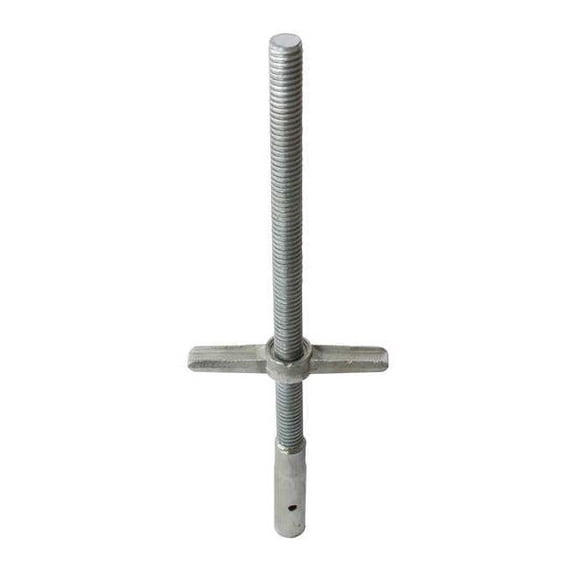 Scaffold Leveling Jack,Steel,Zinc Plated M-MBSJS24