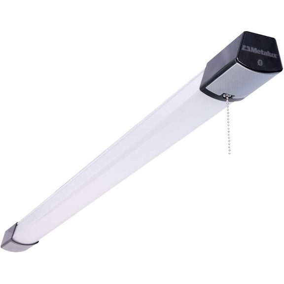 Metalux 4SHP3240BTS 43", LED Shop, Bluetooth Speakers, 3,400 Lumens Light, White