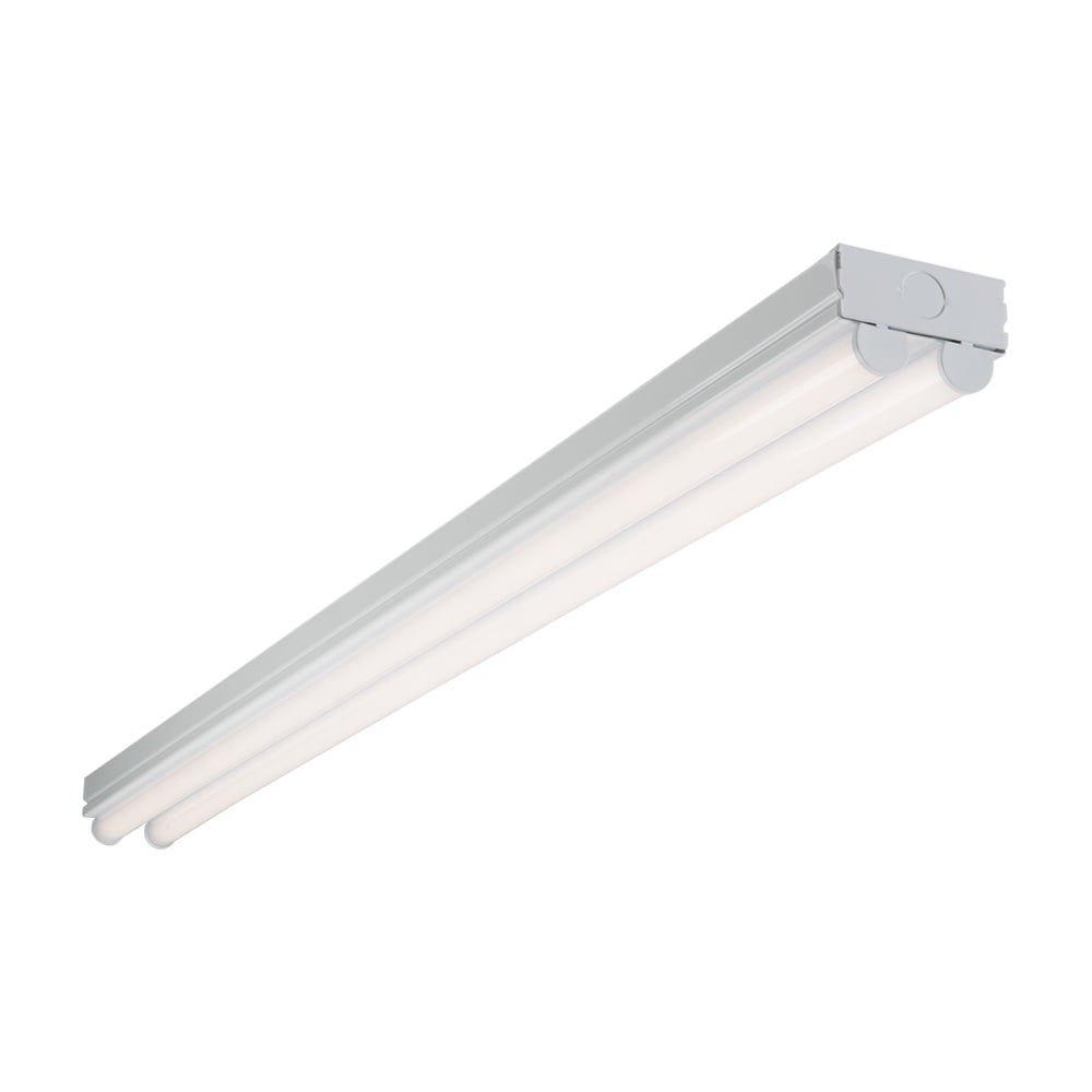 Metalux 4ST2L4040R 4 Foot 2-Light Linear White Integrated LED Ceiling Strip Light with 4200 Lumens, 4000K