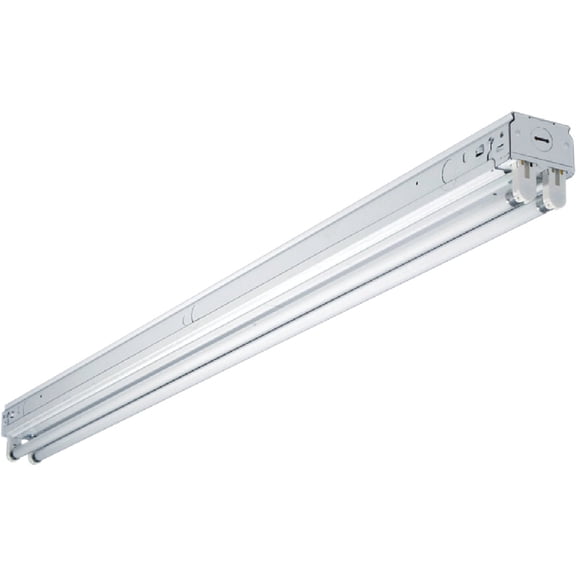 Metalux Fluorescent Electronic Ballast Strip Light Fixture - Single Pack