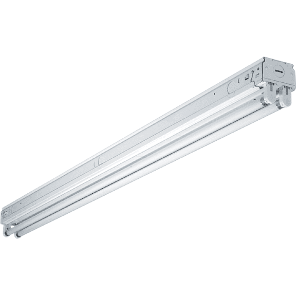 Metalux Fluorescent Magnetic Ballast Strip Light Fixture - Pack of 2