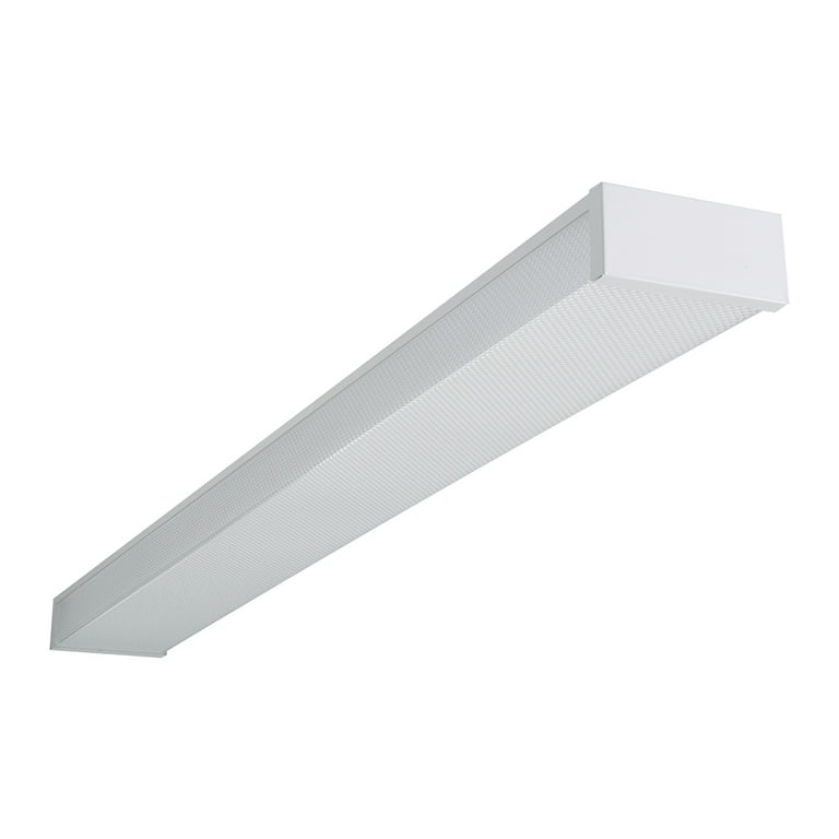WP 4 ft. 3200-Lumens 4000K Cool White 120-Volt White Integrated LED Wraparound Light WP 4 ft. 3200-Lumens 4000K Cool White 120-Volt White Integrated LED Wraparound Light