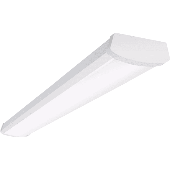 Metalux Wraparound Ceiling Light Fixture with Selectable Lumens & Color Temperature - Single Pack  Residential Use, Standard Application