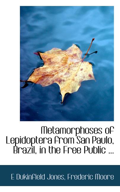 Metamorphoses of Lepidoptera from San Paulo, Brazil, in the Free Public ... (Paperback)