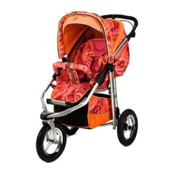 Metamorphosis All Terrain Jogging Stroller - Painted Lady Pink - Adjustable Handle - Complete Package