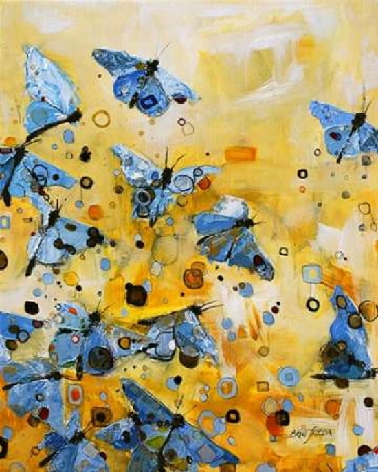 Metamorphosis Yellow Canvas Art - Britt Freda (24 x 30)