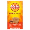thumbnail image 1 of Metamucil Fiber Supplement Chewable Thins, Fiber Powder Food, Cinnamon Spice, 12 Count, 1 of 9