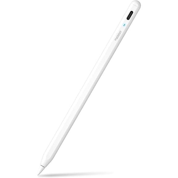 Metapen Pencil A8 for Apple iPad 2018-2025, (2X Faster Charge), Tilt Sensitivity, Pixel Precision, Stylus Pen for iPad 11/10/9/8/7/6th Gen, Pro 12.9/11/13-inch M4, Air 3/4/5/M2/M3, Mini 5/6th, White