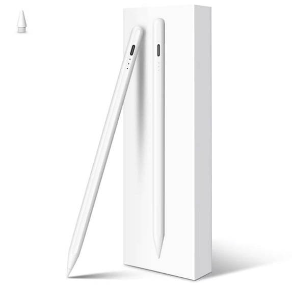 Metapen Pencil Air8 Pro for iPad 2018-2026, Ultra-Quiet, 2X Fast Charging, Palm Rejection Stylus Pen for iPad a16/11/10/9/8/7/6th Gen, Pro 12.9/11/13-inch M4, Air 3/4/5/M2/M3/M4, Mini 5/6th