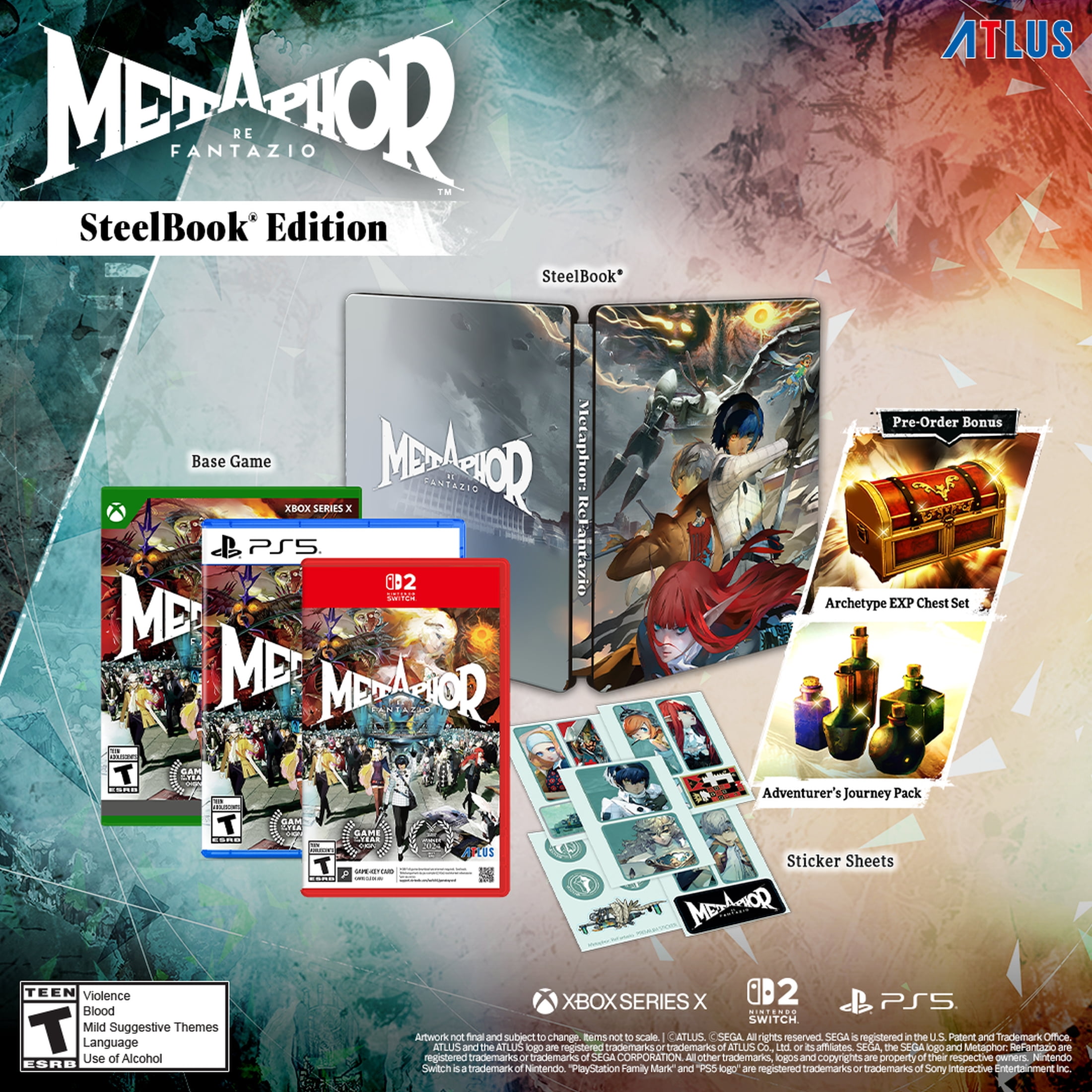 Metaphor: ReFantazio Steelbook Edition - Nintendo Switch 2 Game