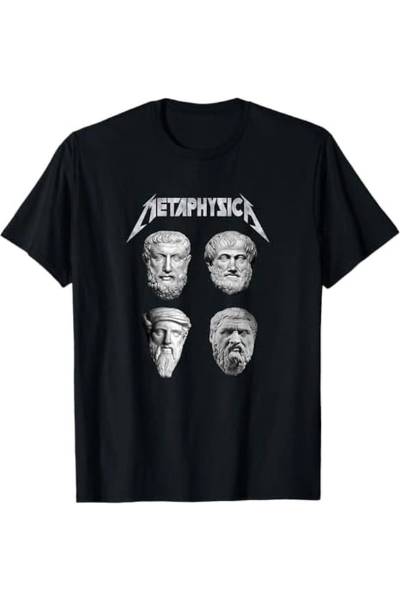 Metaphysica Socrates Plato Aristotle Philosophy T-Shirt