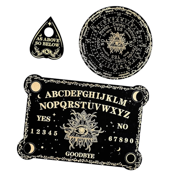 Metaphysical Message Board Wood Talking Pendulum Board Dowsing Divination Board