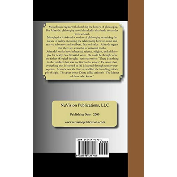 Pre-Owned Metaphysics - Aristotle