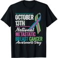 thumbnail image 1 of Metastatic Breast Cancer Awareness Day T Shirt October 13th, 1 of 3
