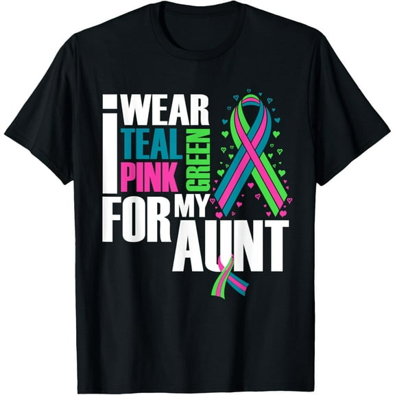 Metastatic Breast Cancer Ribbon for aunt Cancer Awareness T-Shirt