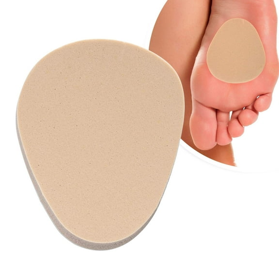 Metatarsal Firm Tan Foam Foot Pad - 1/4" Thick 6 PAIR