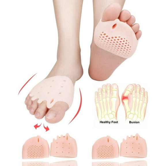 Metatarsal Pads. Toe Separators. Soft Gel Bunion Corrector Cushion. Toe Spacers. Breathable&Reusable. Idea for Mortons Neuroma. Diabetic Feet. Hammer Toe. Blisters. Rapid Pain