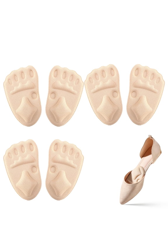 Metatarsal Pads Women, Shoe Inserts for Women, Ball of Foot Cushions Relief and Comfort, One Size Fits Any