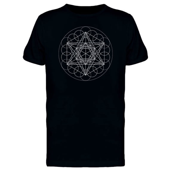 Metatron Cube Art Tee Men's -Image by Shutterstock
