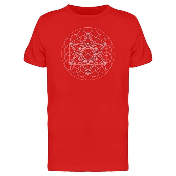 Metatron Cube Art Tee Men's -Image by Shutterstock