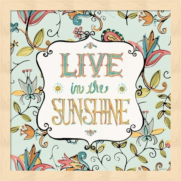 Metaverse Anne Tavoletti 'Peace and Paisley I' Framed Art