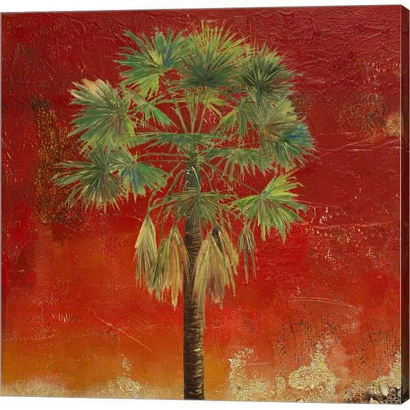 Metaverse C870489-0120000-AAAACMA La Palma on Red IV by Patricia Pinto Canvas Wall Art - 12 x 12 in.
