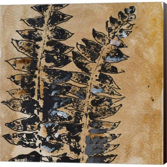 Metaverse C911155-0120000-ACDAAMA Watercolor Leaves Square III by Patricia Pinto Canvas Wall Art - 12 x 12 in.