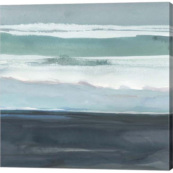 Metaverse C947106-0120000-AAAACMA Teal Sea I by Rob Delamater Canvas Wall Art - 12 x 12 in.