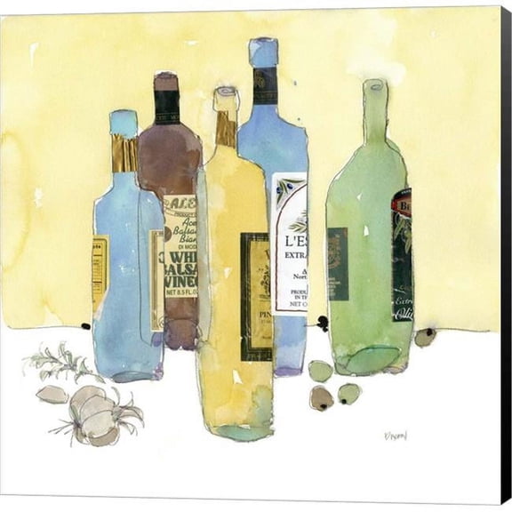 Metaverse C947110-0120000-8CAAAMA Garlic & Oil I by Sam Dixon Canvas Wall Art - 12 x 12 in.