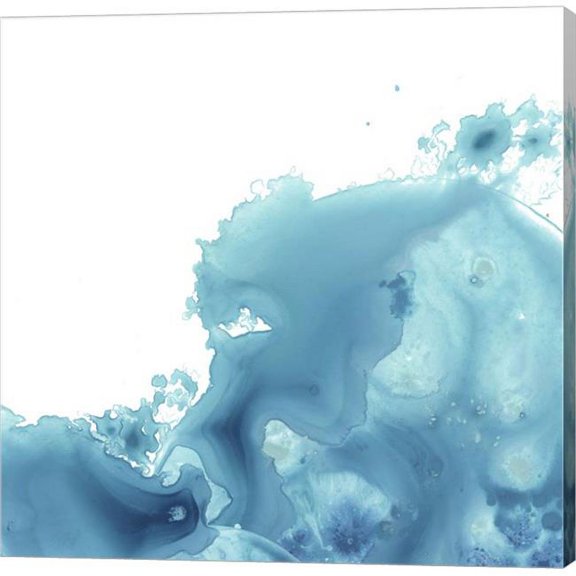 Metaverse C947892-0120000-AAAACMA Splash Wave II by June Erica Vess Canvas Wall Art - 12 x 12 in.