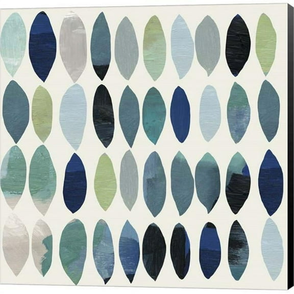 Metaverse C949266-0120000-8CAAAMA Leaf Abstract II by Posters International Studio Canvas Wall Art - 12 x 12 in.