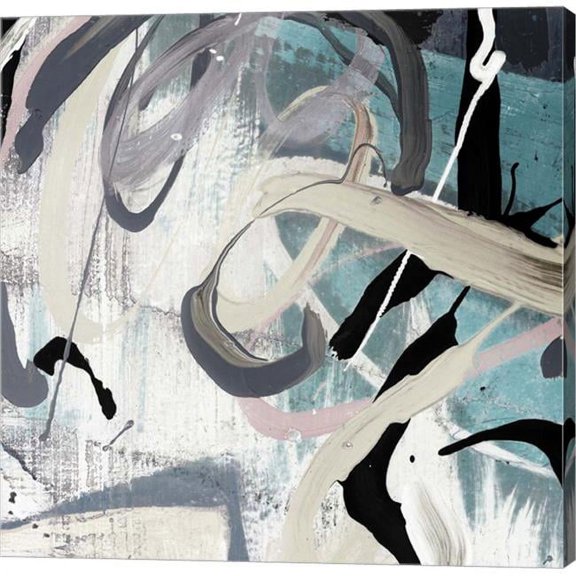 Great Art Now Tangled I Teal by Posters International Studio Canvas Wall Art