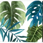 Metaverse C949416-0120000-AAAACMA Tropical Leaves I by Asia Jensen Canvas Wall Art - 12 x 12 in.