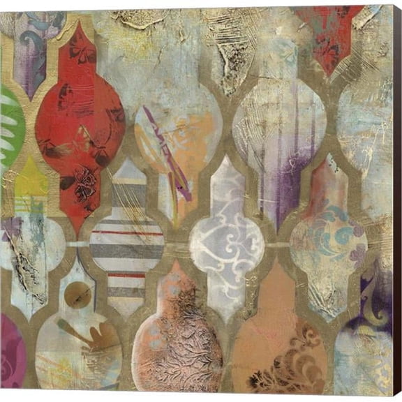 Metaverse C949568-0120000-ACDAAMA Infinite Currents III by PI Galerie Canvas Wall Art - 12 x 12 in.