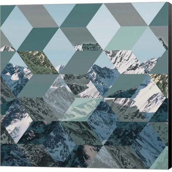 Metaverse C949757-0120000-8CAAAMA Kaleidescope Visions II by PI Galerie Canvas Wall Art - 12 x 12 in.