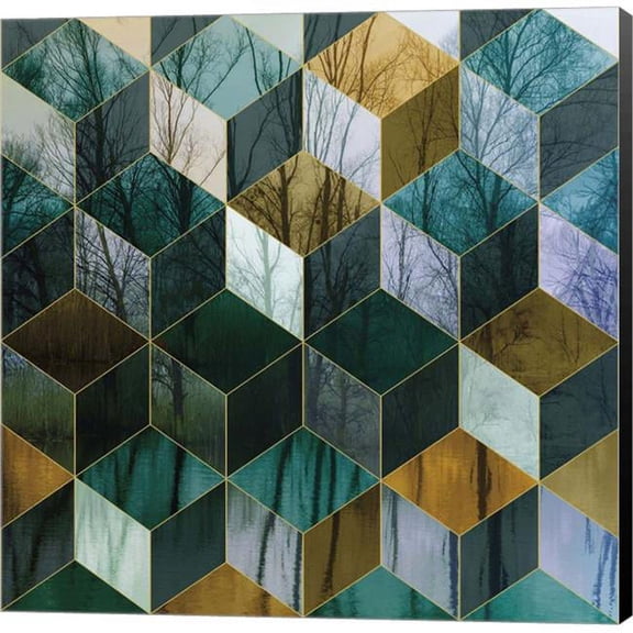 Metaverse C949758-0120000-8CAAAMA Kaleidescope Visions III by PI Galerie Canvas Wall Art - 12 x 12 in.